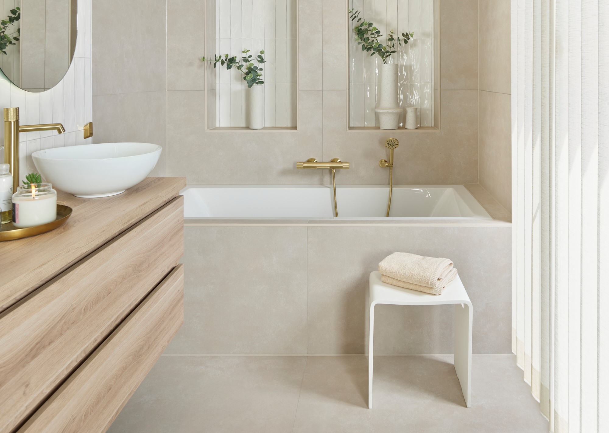 Badkamer materialen