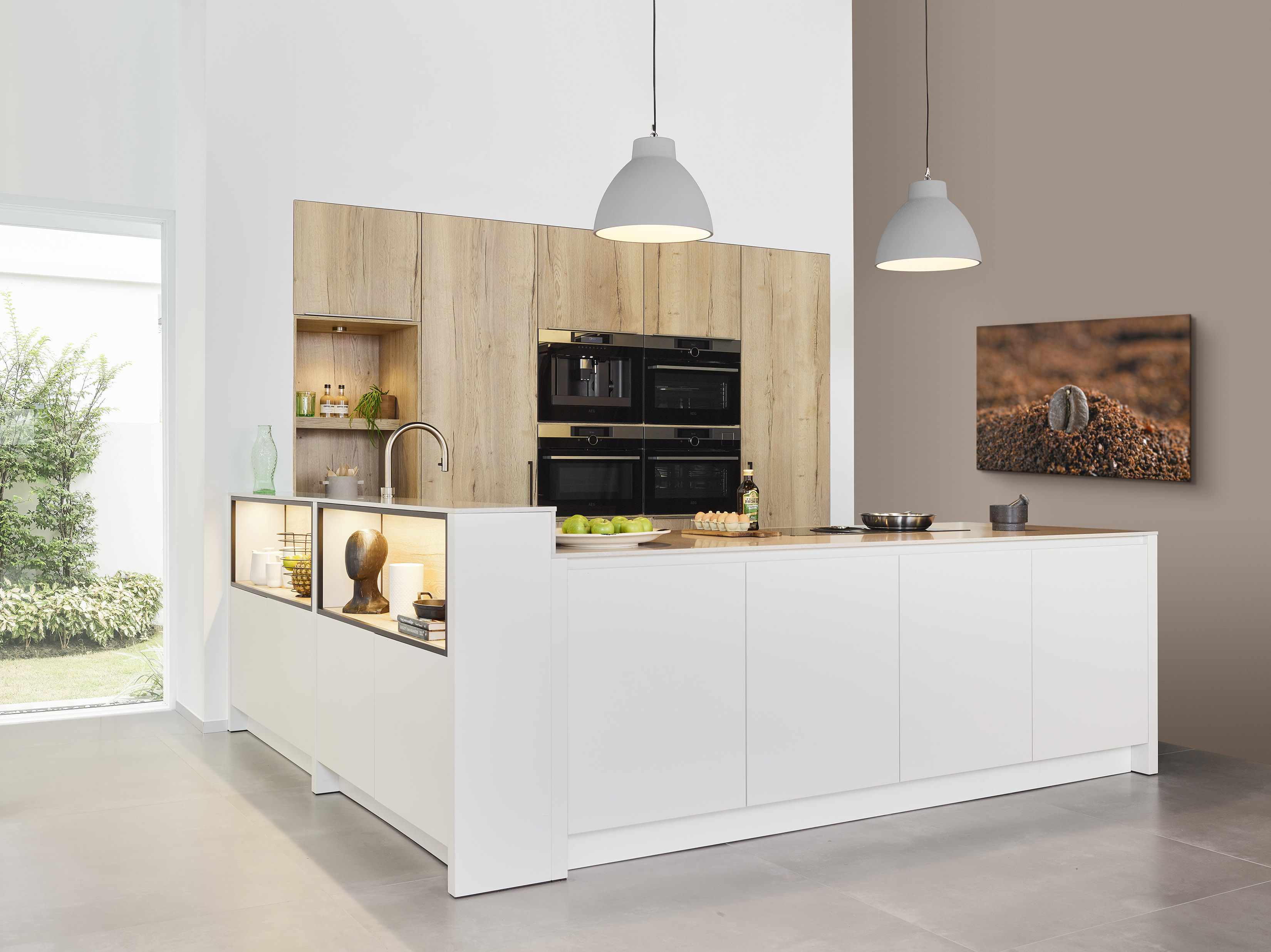 licht houten keuken