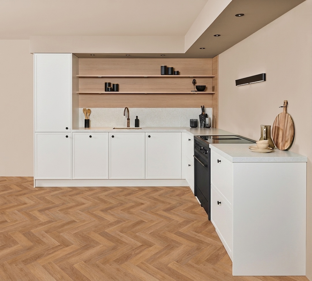 witte landelijke keuken