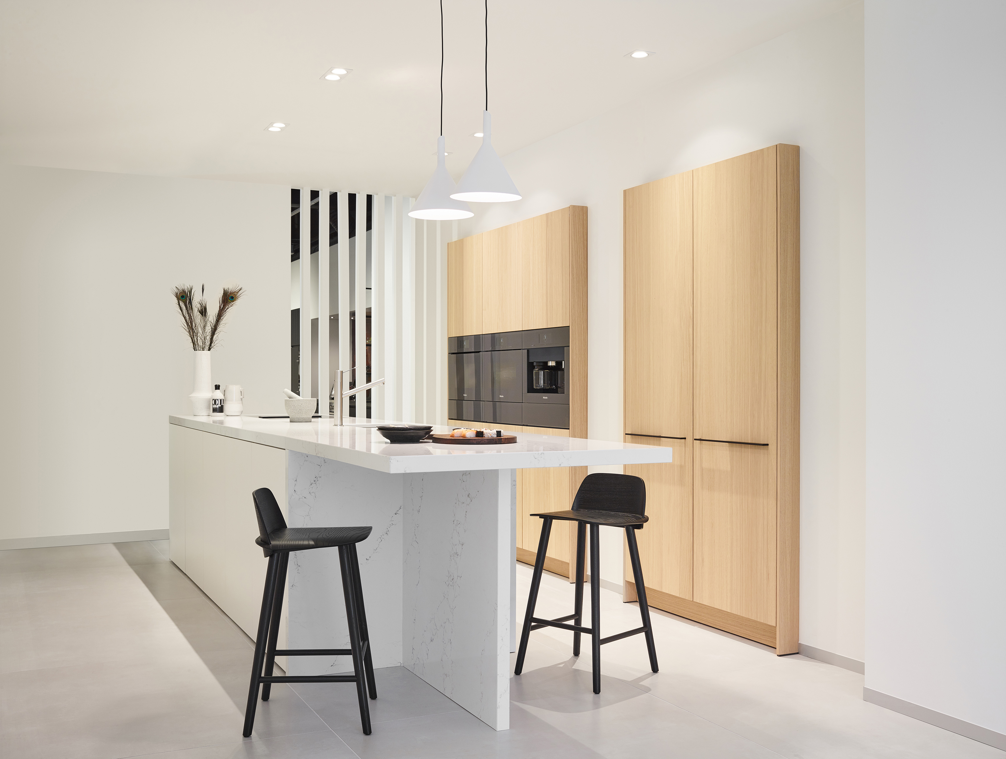 licht houten keuken