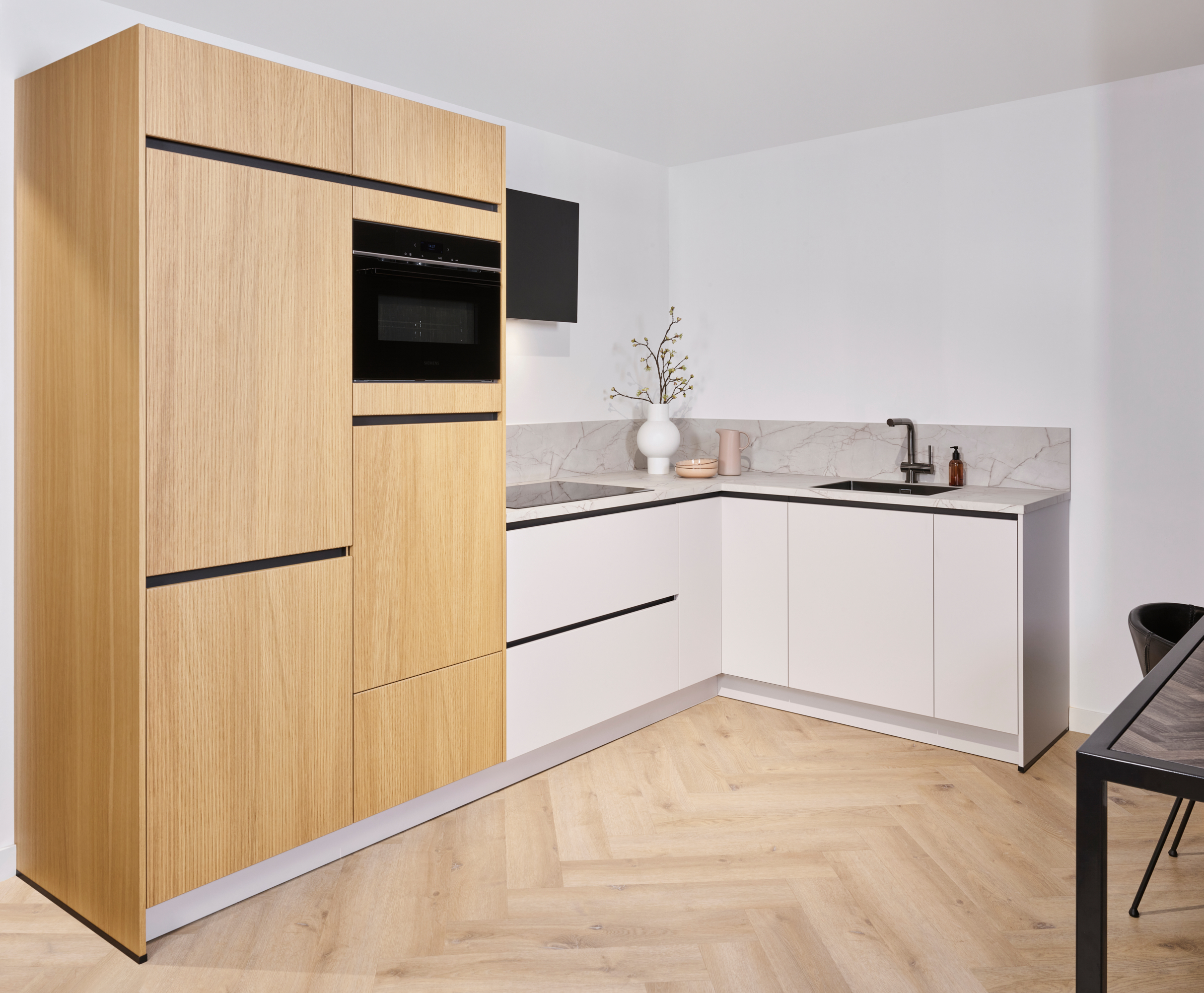 l-vormige keuken