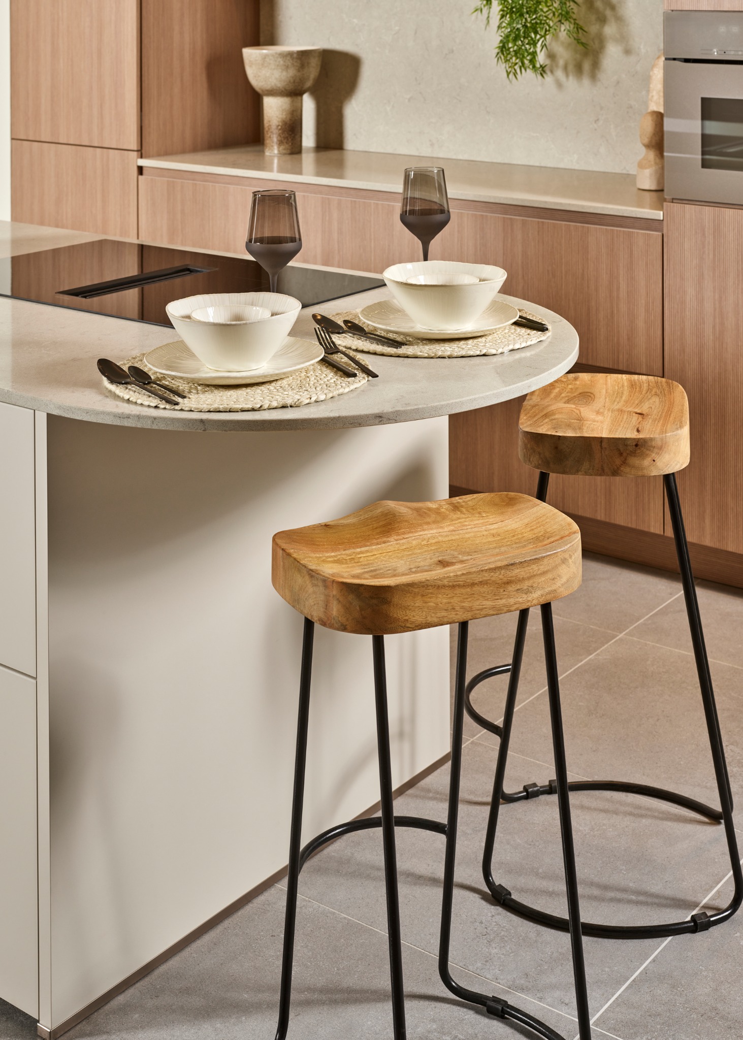 ronde keuken